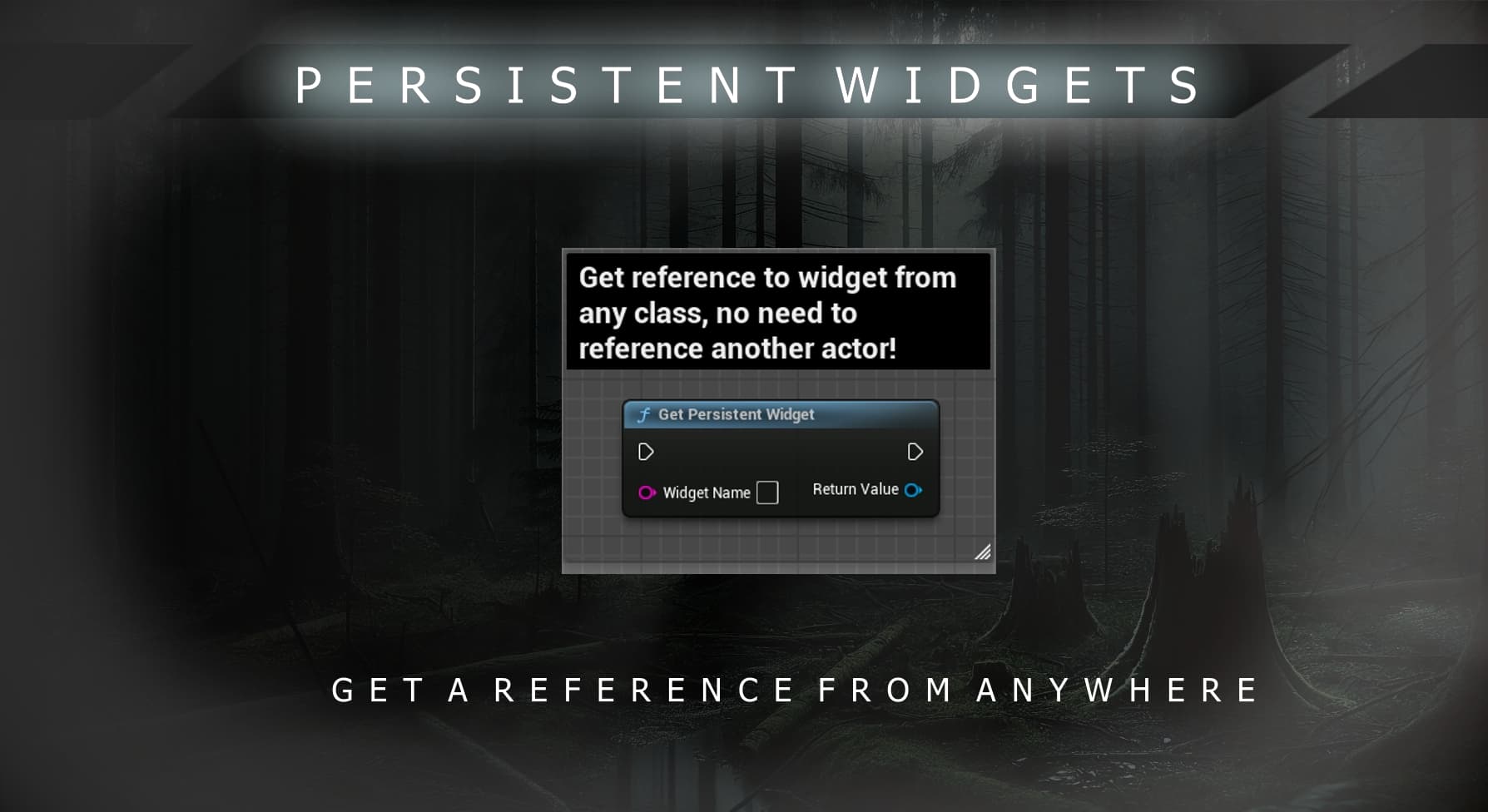 Persistent Widgets | Unreal Engine Plugin – gallery 1